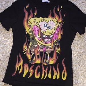 MOSCHINO Spongebob Cllctn short sleeve T